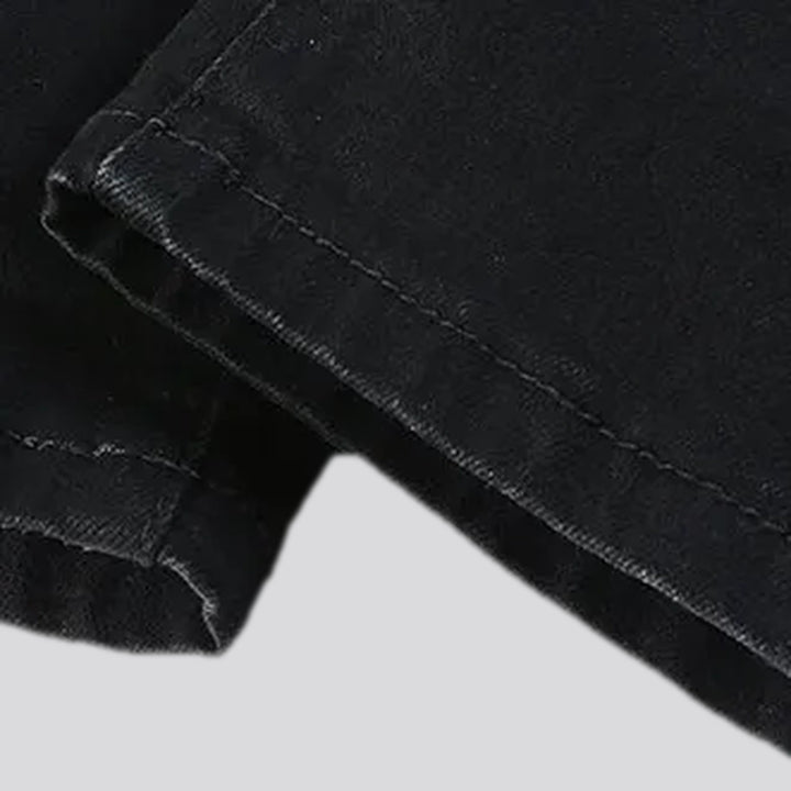 Skinny ripped boho style jeans for men